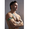 Breedwell Brassards Neo Camo Noir-Vert Neon